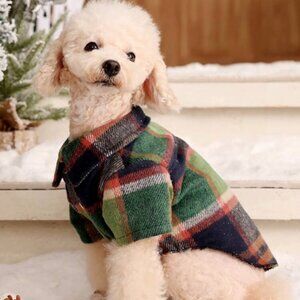 New Plaid Print Preppy Dog Shirt All Breeds, S, M, L